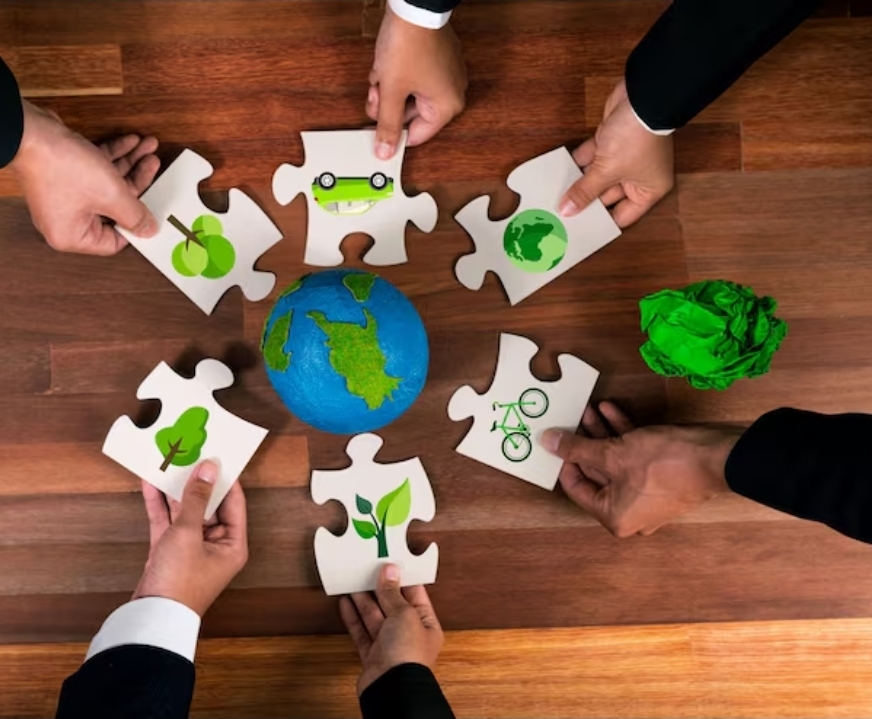 Innovation and knowledge integration icon photo
